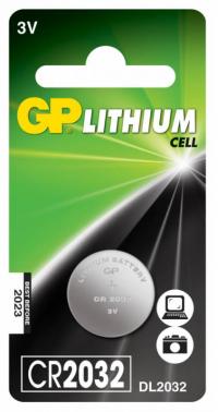 Элемент питания 2032 для материнских плат GP Lithium CR2032 (1шт)
