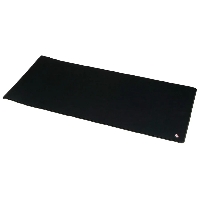 Коврик для мыши Gembird MP-90-40-BLACK черный, 900х400х3мм, ткань+резина, оверлок, коробка