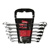 Набор ключей комбинированных 6 предм., с фикс. трещот. 72 зуба, 8-10-12-13-14-17 мм, СR-V, Smartbuy Tools