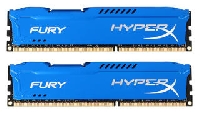  DIMM DDRIII 8Gb 1866MHz Kingston HX318C10FK2/8 CL9 DIMM (Kit of 2) HyperX FURY Blue Series