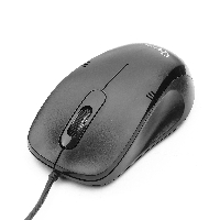 Мышь проводная Gembird MOP-100, USB, черный, 2кн., 1000DPI