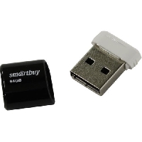   64GB USB 2.0 Smart Buy LARA Black (SB64GBLARA-K)