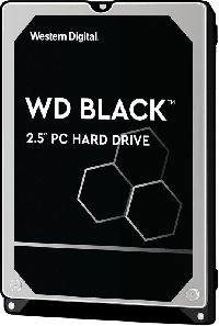 Жесткий диск 2,5" SATA-III 1Tb Western Digital WD10SPSX Black (7200rpm) 64Mb 2.5"