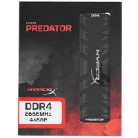  DIMM DDR4 32Gb 2666MHz Kingston HX426C13PB3K4/32 CL13 DIMM (Kit of 4) XMP HyperX Predator