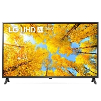 Телевизор LED 43" LG 43UQ75006LF.ARUB Smart черный/ 4K Ultra HD/ DVB-T/ 60Hz/ DVB-T2/ DVB-C/ DVB-S/ DVB-S2