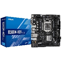   Socket-1200 Asrock B560M-HDV R3.0  2xDDR4 mATX Audio (7.1) DVI-D+HDMI+D-SUB