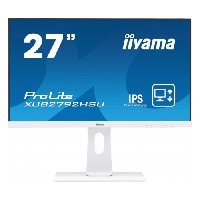 Монитор 27" Iiyama ProLite XUB2792HSU-W1 Цвет белый, матрица IPS, 1920x1080(16:9) matt 75Hz, отклик 4ms, угол 178°/178°, яркость 250cd/m2, контрастность 1000:1, разъемы VGA DP HDMI, поворотный экран, динамики 2x2Вт, блок питания внутренний