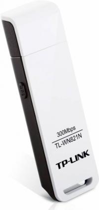 Сетевая Карта (USB 2.0) TP-LINK TL-WN821N Wireless USB Adapter, Atheros, 2x2 MIMO, 2.4GHz, 802.11n