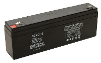 Аккумулятор UPS 12V  2,3Ah GS 2,3-12 KL (178x35x61mm)