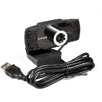 Камера WEB ExeGate BusinessPro C922 Full HD Tripod (матрица 1/3" 2 Мп, 1920х1080, 1080P, 30fps, 4-линзовый объектив, USB, микрофон с шумоподавлением, универсальное крепление, штатив Flex в комплекте, кабель 1,5 м, Win Vista/7/8/10, Mac OS, черная)