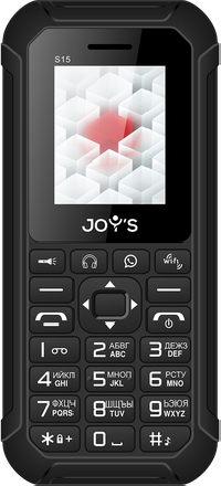 Телефон сотовый Joys S10 чёрный 1.7" 4Гб 2 (micro SIM) Wi-Fi, Bluetooth 4G LTE 1200 мА·ч 96гр