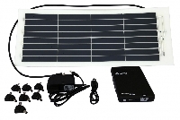 Зарядное устройство AcmePower DC Power-15W солнечная панель (монокристалл. кремн.) 15 Ватт, 17.5 В, 580мм х 230 мм х 1,5 мм., масса - 0,33кг + аккумулятор UC4 с энергоемкостью 50 Ватт*ч