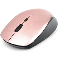 Мышь беспроводная Gembird MUSW-250-3, 2.4ГГц, 3 кнопки + колесо кнопка,1600DPI розовый