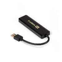 Концентратор USB 3.0 4 порта, ExeGate DUB-4P/1 (кабель-адаптер USB3.0 --> 4xUSB3.0, Plug&Play, черный)