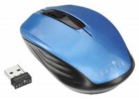 Мышь беспроводная Oklick 475MW черный/синий(1200dpi) USB (2but)