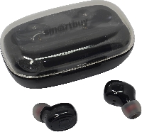 Наушники - вкладыши Bluetooth TWS Smartbuy i400, кейс с пауэрбанком 3000мАч (SBH-3043B)   черный