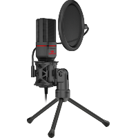 Микрофон Defender Redragon Seyfert GM100 3.5 мм, кабель 1.5 м, +тренога и поп-фильтр,  для стримов и записи видео