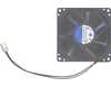 Вентилятор Gembird FANPS, 80x80x25, втулка, 2 pin